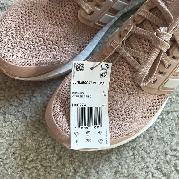 Adidas Ultraboost 19.5 DNA Ash Pearl 8 - Picture 6 of 6
